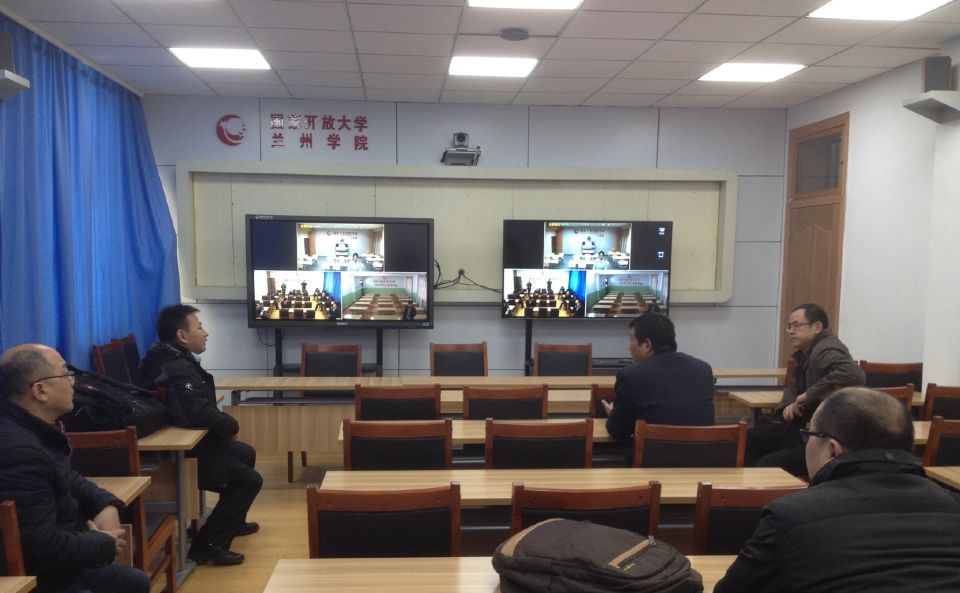 在兰州分校检查验收